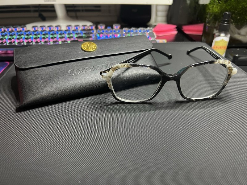 COCO SONG CCS 148 Multi 24K Gold Inserts 53mm women’s Designer Eyeglasses