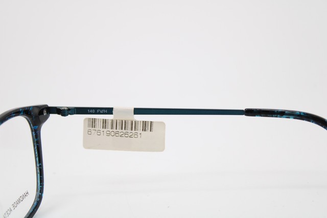 NEW FYSH 3690 M404 BLUE MARBLE GUNMETAL AUTHENTIC EYEGLASSES 51-15 gallery