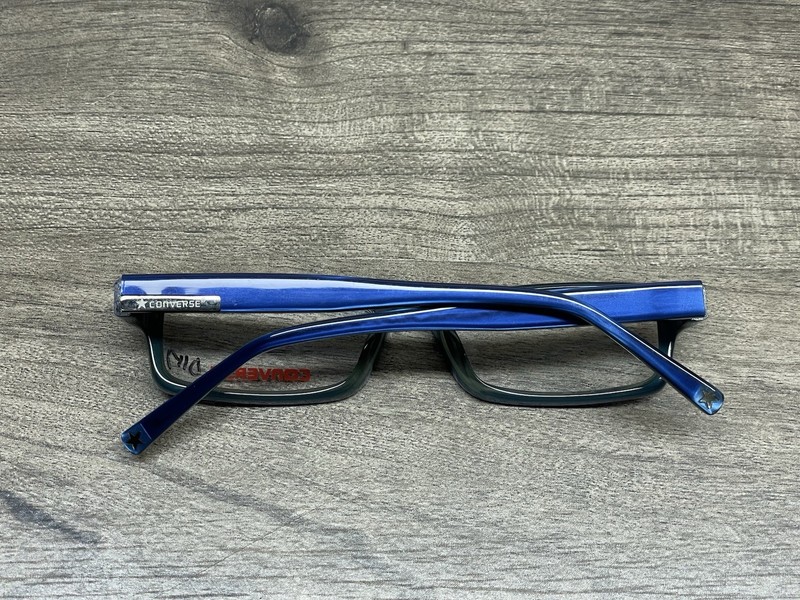 CONVERSE Bold Blue Kids Rectangle Full Rim Eyeglasses 46[]15-125 Frames Only gallery