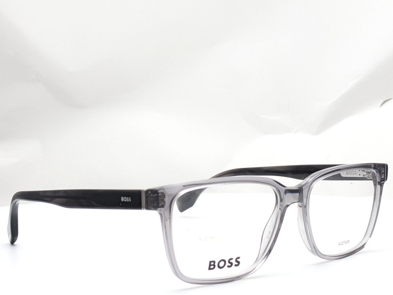 Hugo Boss BOSS 1517 2W8 Grey Horn Men’s Eyeglasses Frames 57-17-145