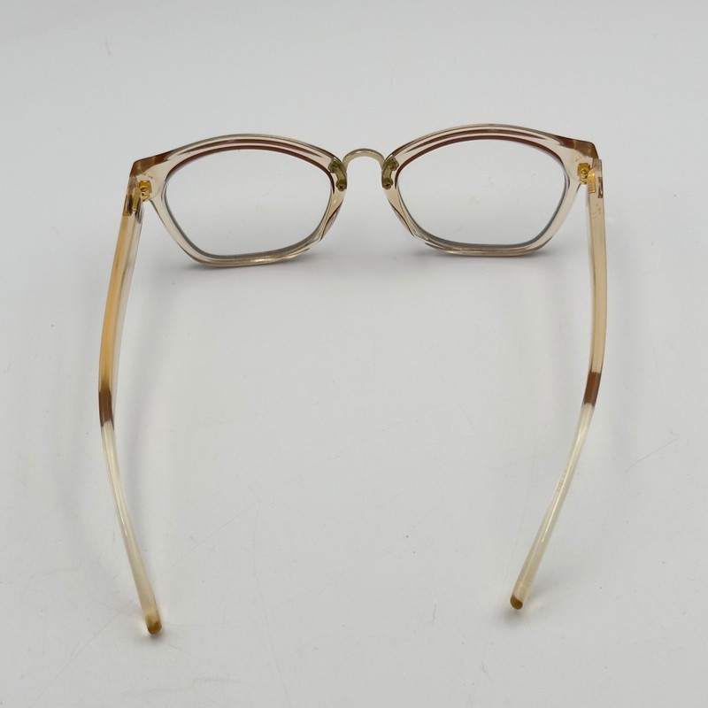 Tort Burch TY4006U 1774 52-18-140 Champagne Translucent Lens Eyeglasses Frames gallery