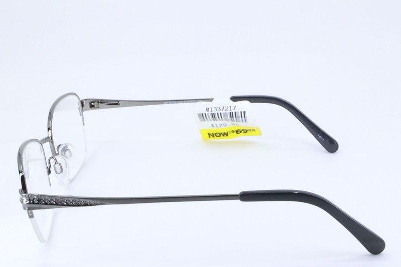 Splendor SP8001 Pewter Square Women Half Rim 51-18-135 Eyeglasses Frames gallery