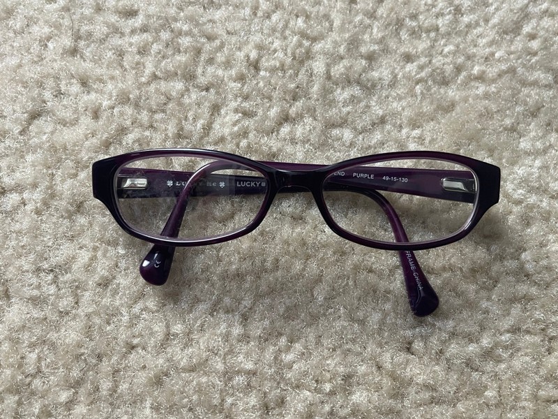 Lucky Brand Lucky Me Pretend Purple Eyeglasses Frames 49-15-130