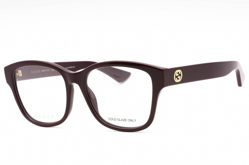 GUCCI GG1340-004-54 Eyeglasses Frame Size 54mm 0mm 0mm BURGUNDY Women 889652412