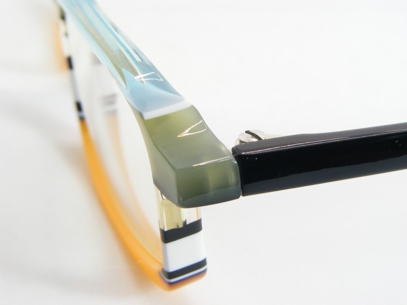UNIC EYEWEAR Handmade MO 211 3211 MULTICOLOR UNIQUE EYEGLASSES FRAME 50-17-135mm gallery