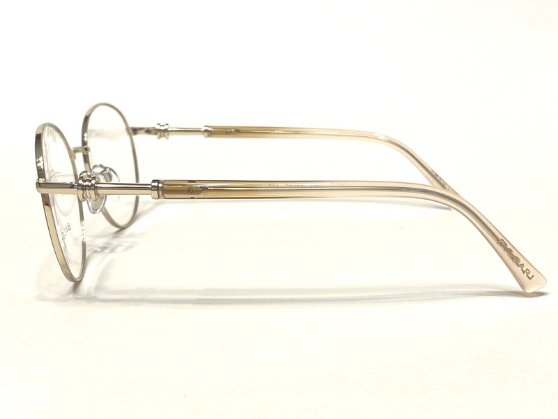 Women's Bvlgari Eyeglasses Frames BV2207 2037 Brown & Gold Round 54/17~140 NEW gallery
