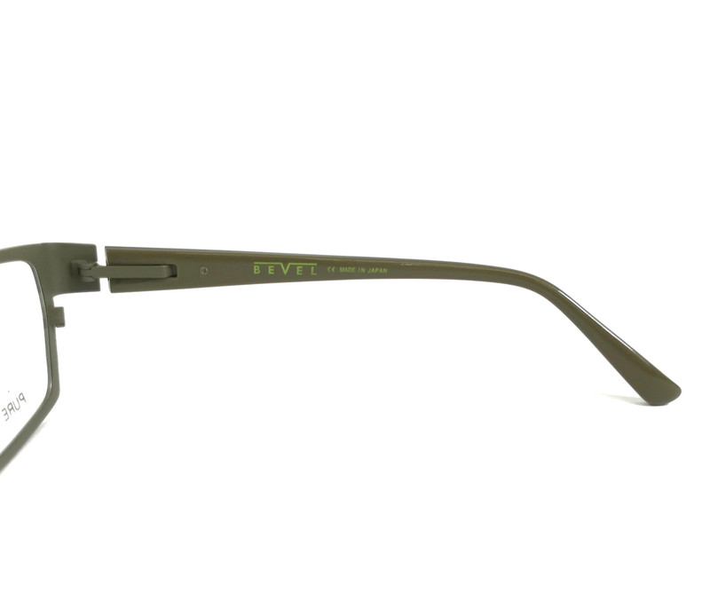 Bevel Eyeglasses Frames 8630 Be Evil BKHG Matte Black Moss Green 53-16-128 gallery