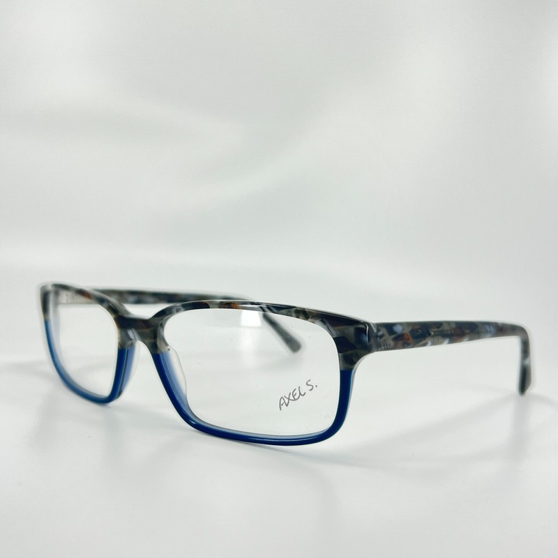 AXEL S. Eyeglasses Patrick 278 C 595 Blue Brown Rectangular Frames 56[]15 140 mm gallery