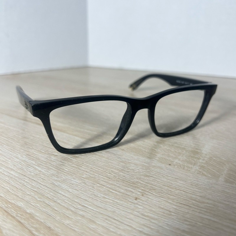 Ray-Ban RB7025 5417 Eyeglasses PARTS ONLY 53-17-145 Black Orange FRAMES ONLY