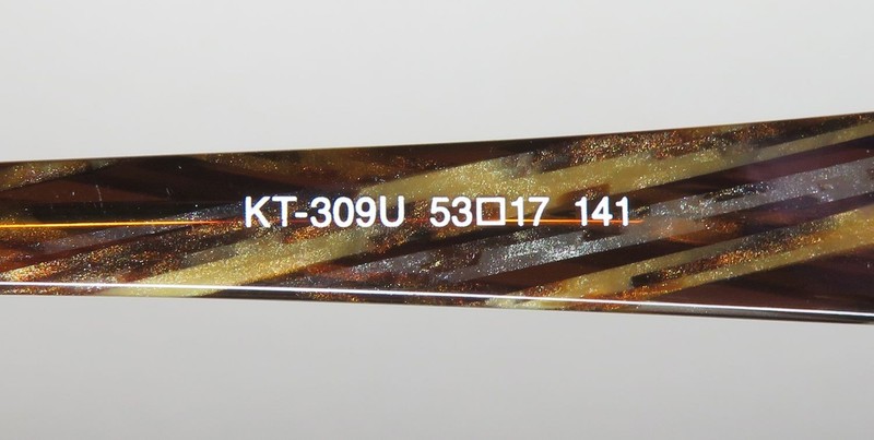 NEW KIO YAMATO KT-309U EYEGLASSES BROWN 35 53-17-141 FULL-RIM WOMENS JAPAN gallery