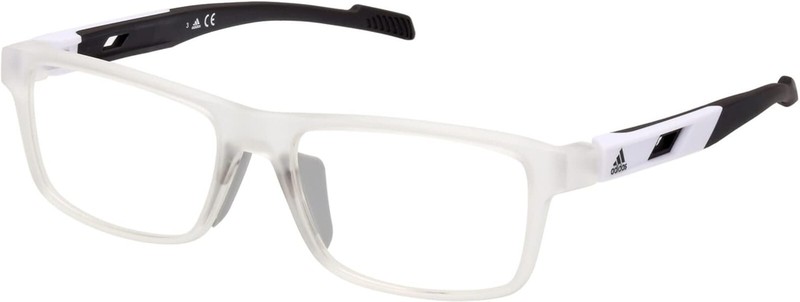 Adidas SP5028 027 Matte Clear/Gray Plastic Optical Eyeglasses Frame 55-17-135
