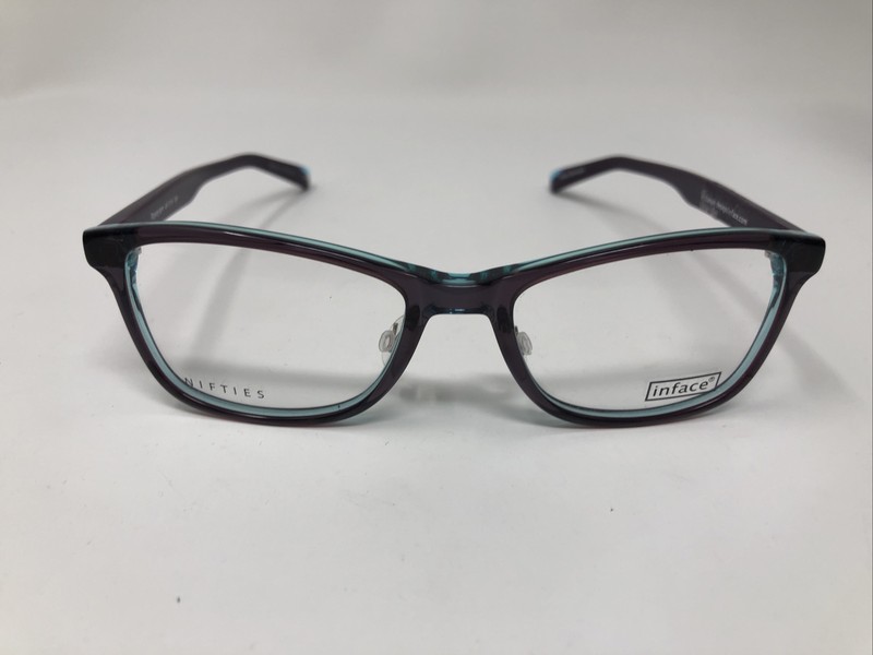 INFACE EYEGLASSES FRAME IF 9305-970 46-16-130 PURPLE GREEN FULL RIM Y654