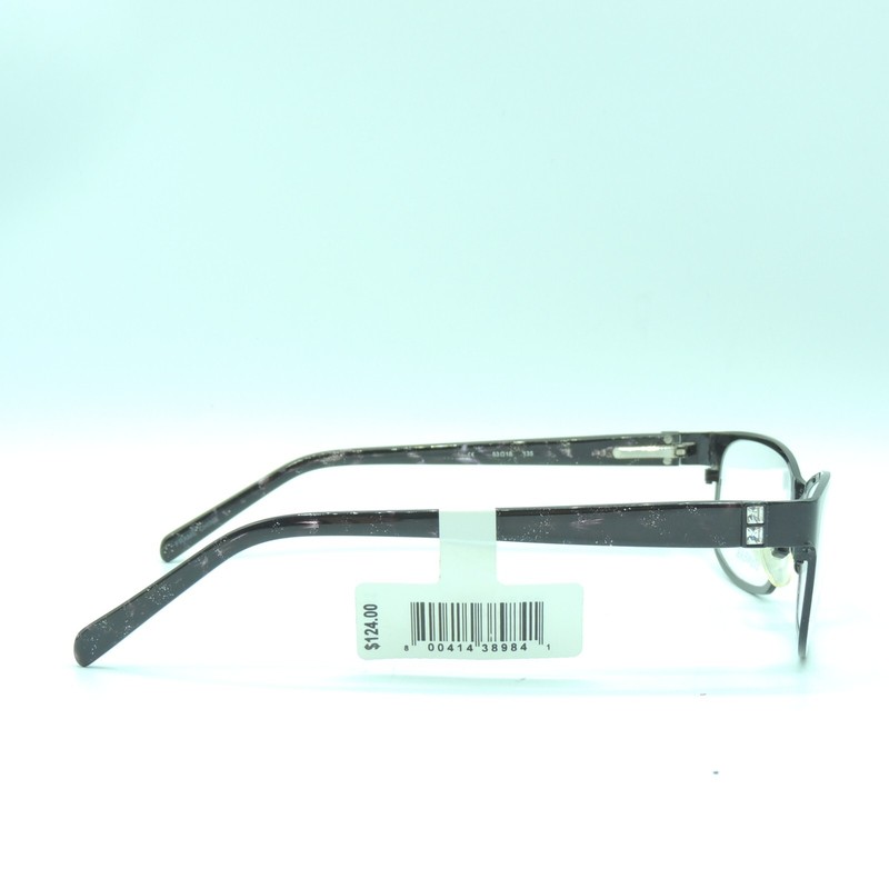 Luxe 348 001 Black Eyeglass Frames 53 18 135 gallery