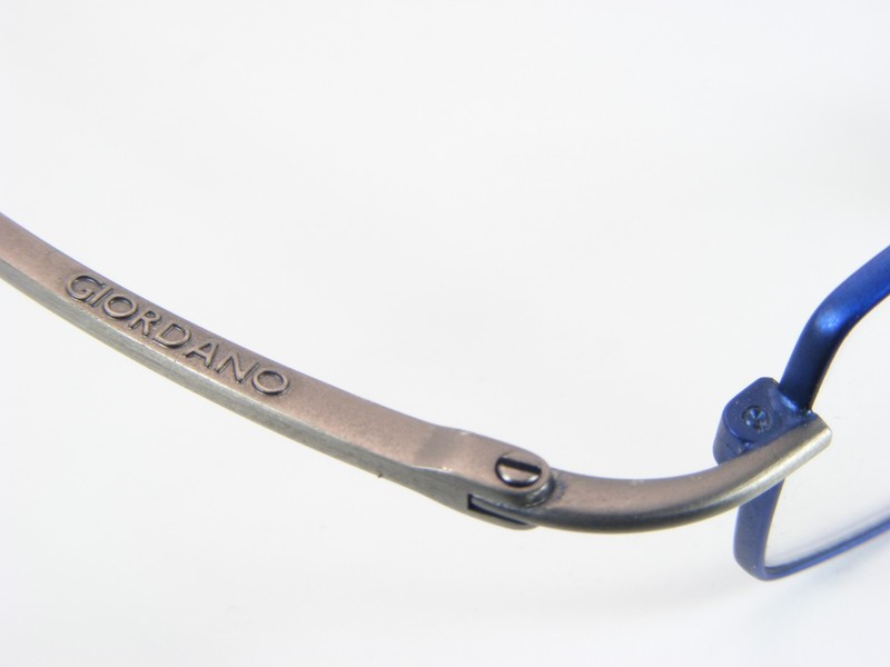 Vintage GIORDANO GA0277 57 Blue /Grey UNIQUE RARE EYEGLASSES GLASSES 43-23-140mm gallery