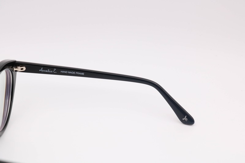 Amelia E Marcia Black Cat Eye 35-002751 Eyeglasses Frames 51-19-140 gallery