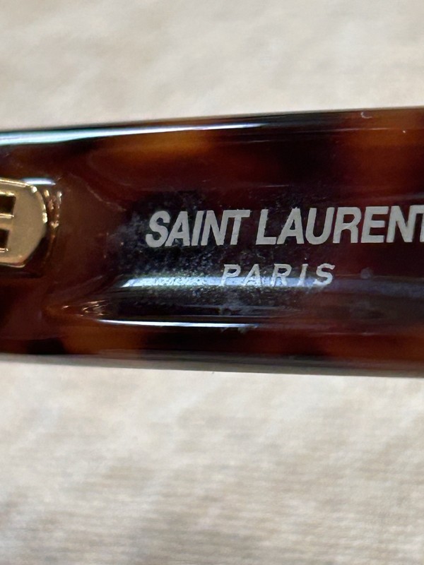 SAINT LAURENT PARIS SL 643 003 Brown Tort AUTHENTIC EYEGLASSES W/CASE 52 20 145 gallery
