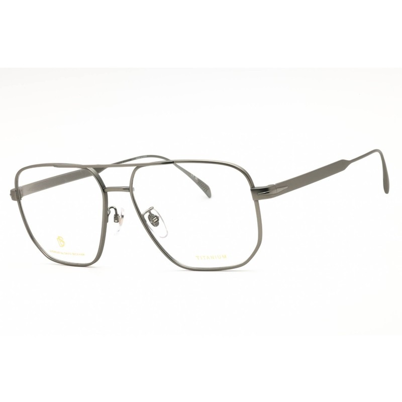 David Beckham Men’s Eyeglasses Matte Ruthenium Full Rim Frame DB 7124 0R81 00