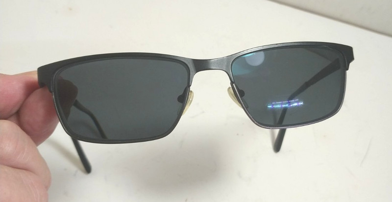 SCOTT HARRIS EUROPA GRAY METAL EYEGLASS FRAMES SH386, FREE SHIPPING