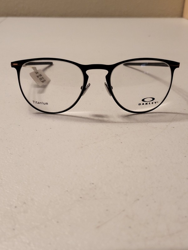 Oakley Money Clip Frames Only OX5145-0152 Black Clear Lens 52-20-141 New w/Tags