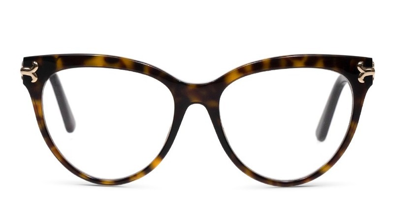 Emilio Pucci EP5245 052 Tortoise Plastic Cat Eye Eyeglasses Frame 53-16-140 RX