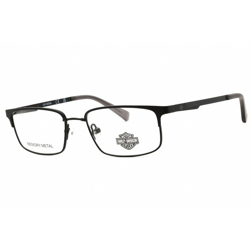 Harley Davidson Men’s Eyeglasses Matte Black Metal Full Rim Frame HD0142T 002