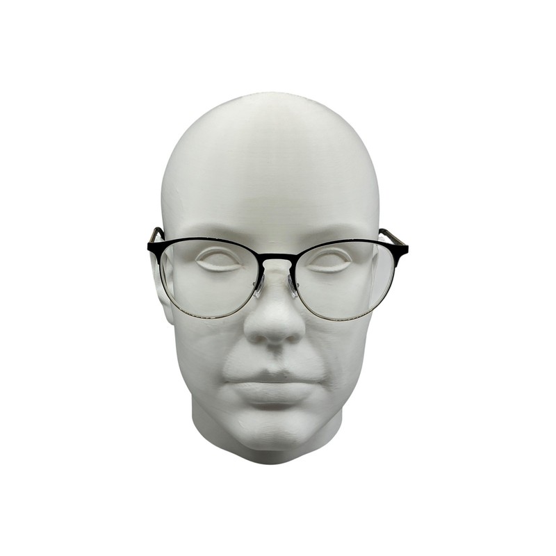 Ray-Ban RB 6375 2890 Black Gold Round Eyeglasses 53-18-145