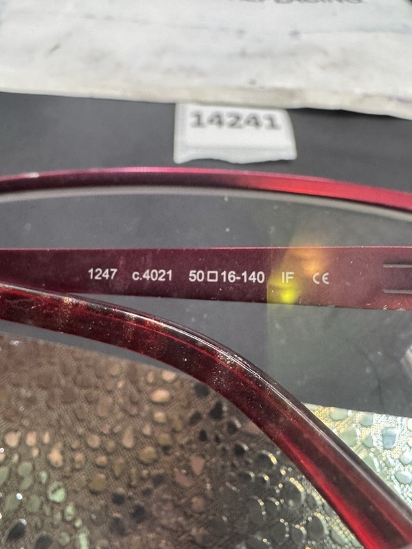 PRODESIGN DENMARK 1247 c.4021 RED EYEGLASSES FRAME 50-16-140 B28mm gallery