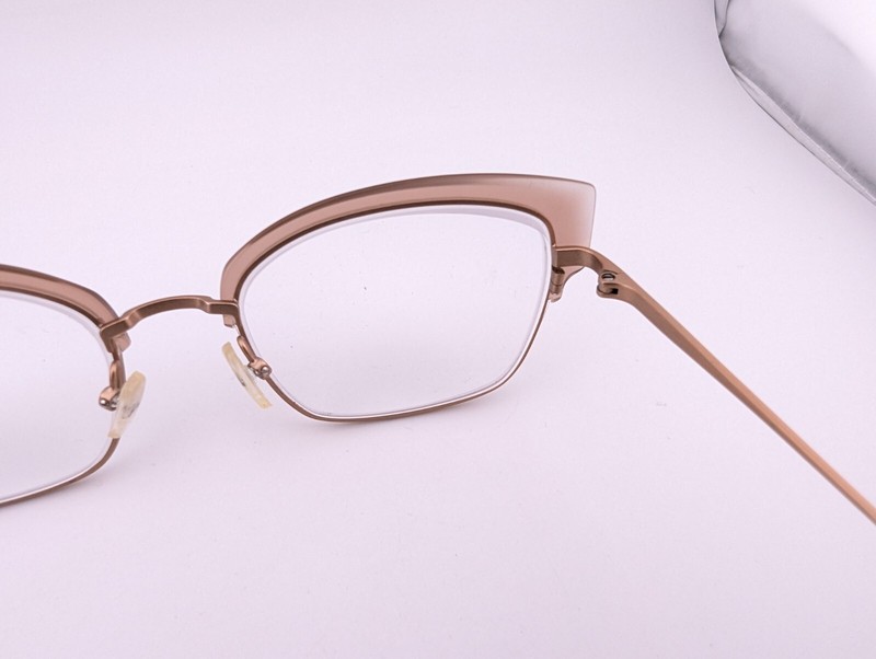 Morel Eyeglasses, Frames Only, 20069K MP15 Light Brown, 54-20-145, Metal, France gallery