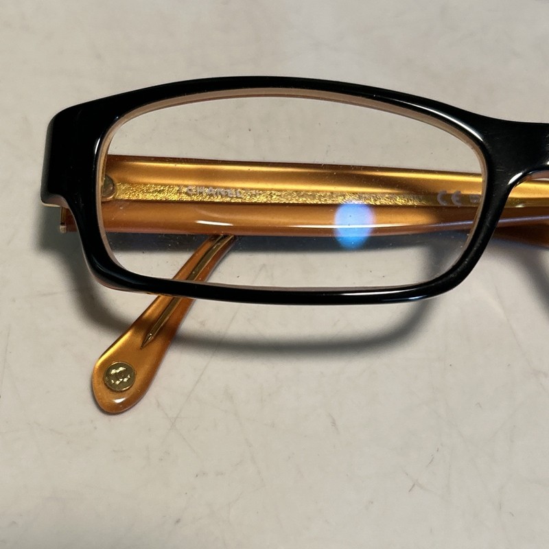 Great Cond. w/ Box CHANEL 3081 839 Black & Gold Eyeglasses 53-16 gallery