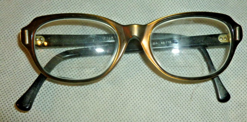 Sheba Eyeglasses Pearly Acrylic Lucite Frames Only Frame France 46/18/140