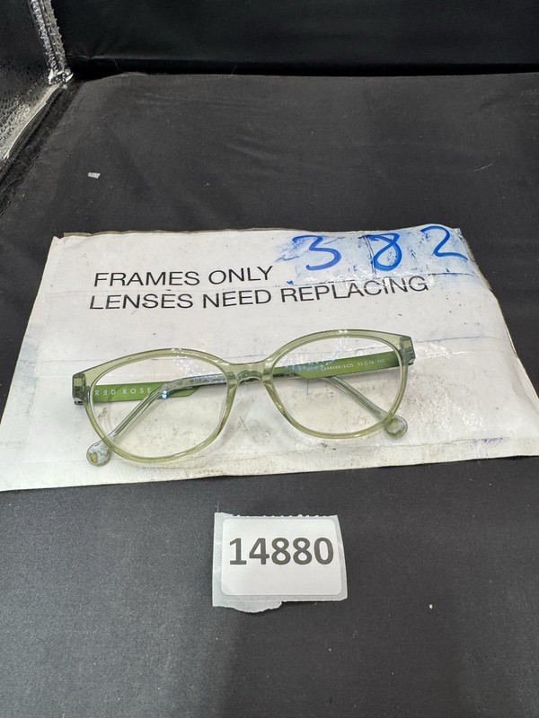 Red Rose Carrara 6325 Cat Eye Eyeglasses Frames Japan Aloe Green 52-16-140