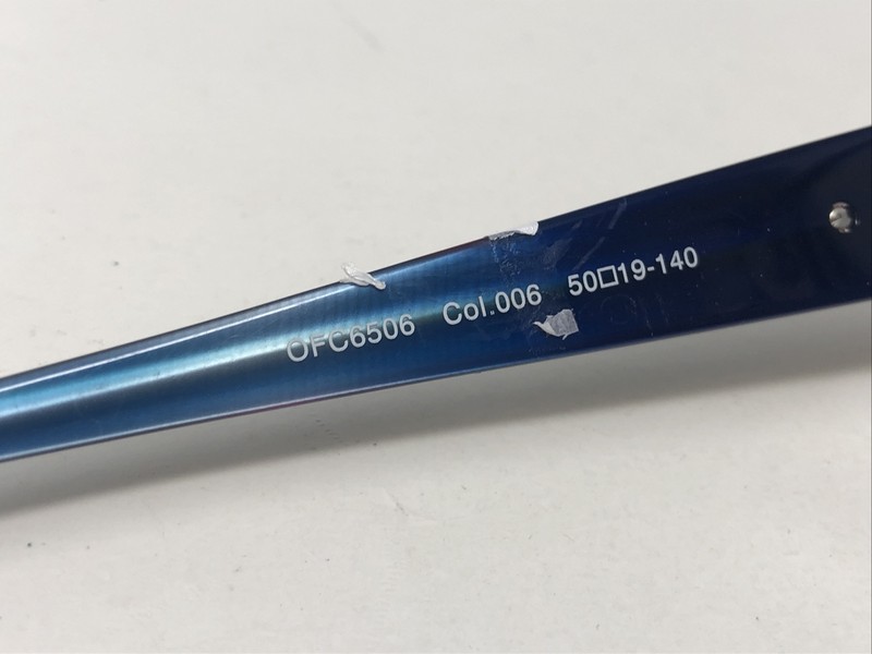 French Connection Eyeglasses Frame England OFF6506 Col.006 50-19-140 Blue B832 gallery