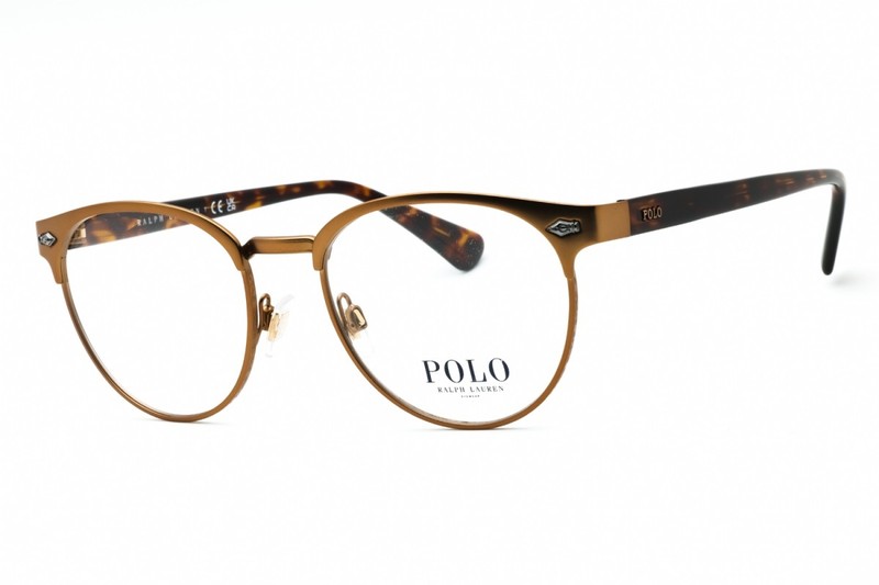 NEW Polo Ralph Laurent PH1226 9324 Semishiny Brass 52mm Eyeglasses