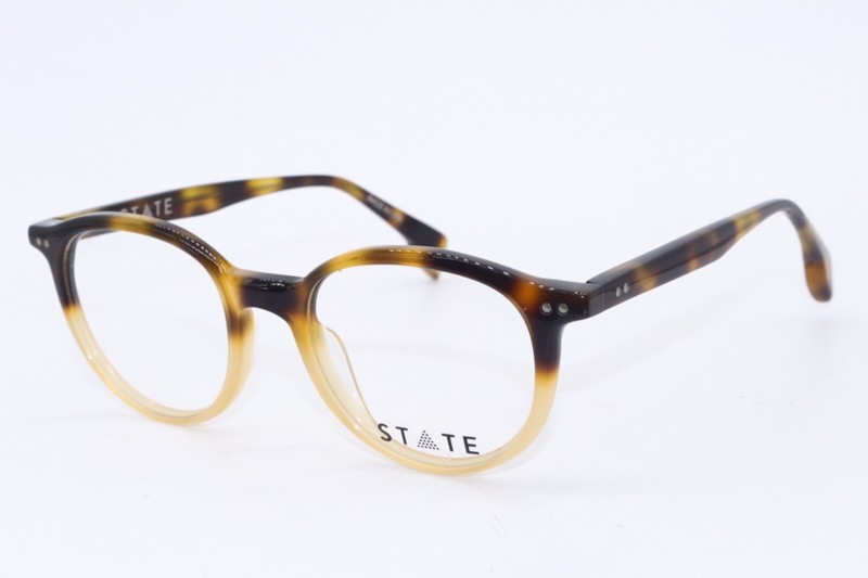 NEW STATE SANDBURG TORT BLONDE FADE HAVANA AUTHENTIC FRAMES EYEGLASSES 49-20