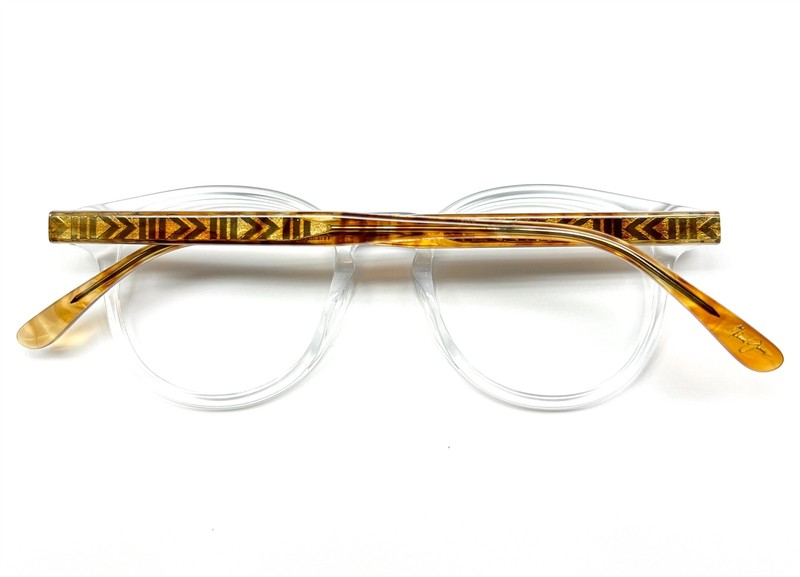Maui Jim MJO 2208-21C Eyeglasses Glasses Crystal Clear Amber 48-21-145 gallery