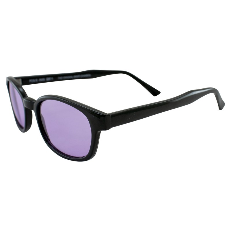 KD’s Purple Lens Sunglasses Motorcycle W Pouch Samcro Sons of Anarchy 21216