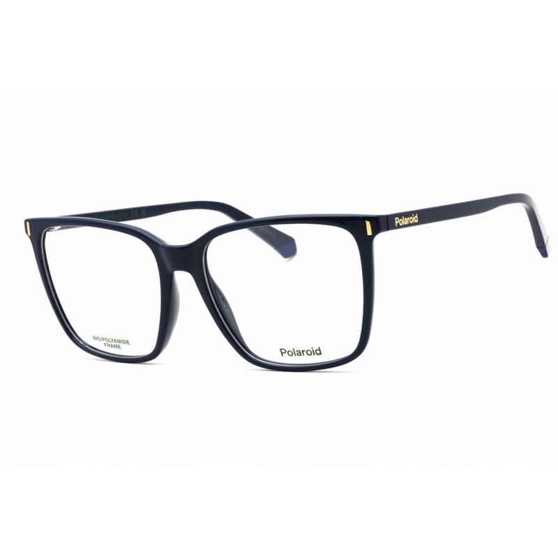 Polaroid Core Women’s Eyeglasses Blue Plastic Square Full Rim PLD D537 0PJP 00