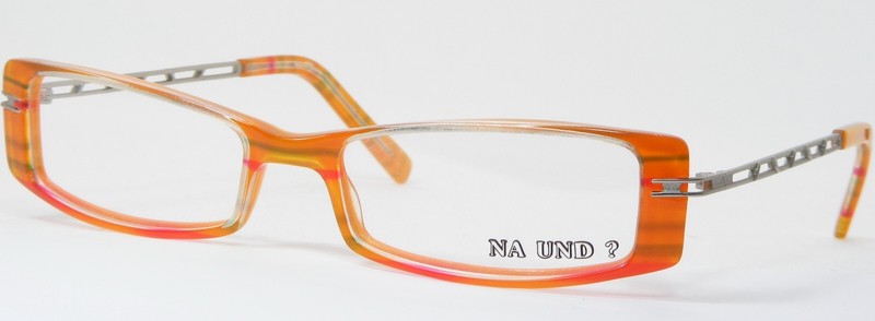 NA UND? Design MARION RAMM 29F070 ORAGE /PINK /RED /GREEN EYEGLASSES 49-16-135mm