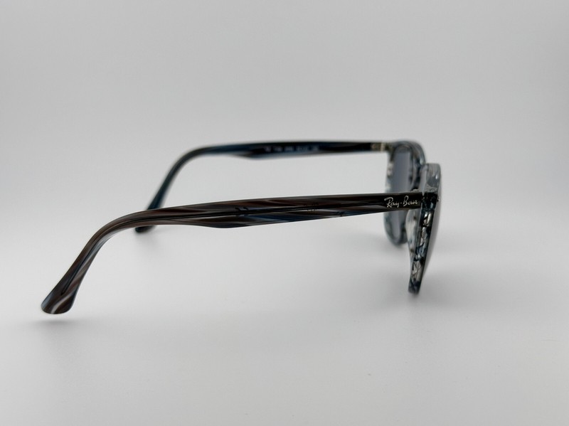 Ray-Ban Eyeglasses RB 7159 5750 Polished Striped Blue Grey 52-20-145 -FRAME ONLY gallery