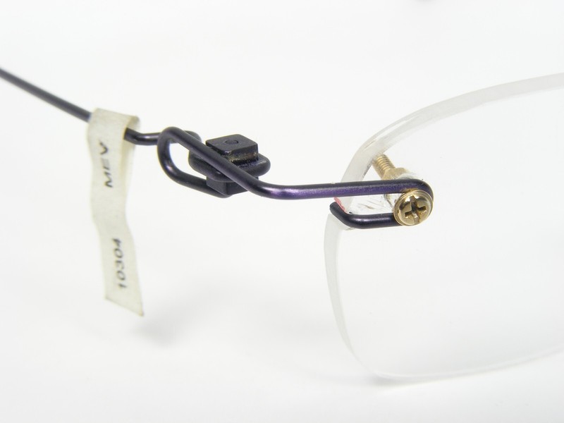 Vintage Röhm 4007 456 DARK PURPLE EYEGLASSES GLASSES Rohm 49-19-140mm Germany gallery