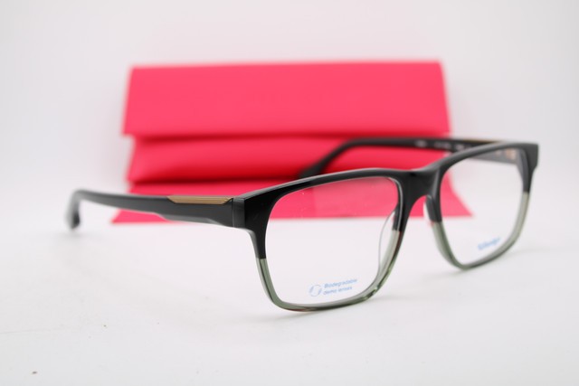 NEW WOODYS 240906 PIAGET 01 BLACK GREEN GOLD FADE AUTHENTIC EYEGLASSES 57-17 gallery