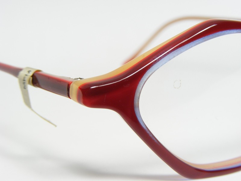 Vintage Flair Mod. 57 Col. 255 BLUE /RED /ORANGE EYEGLASSES GLASSES 50-14-135mm gallery