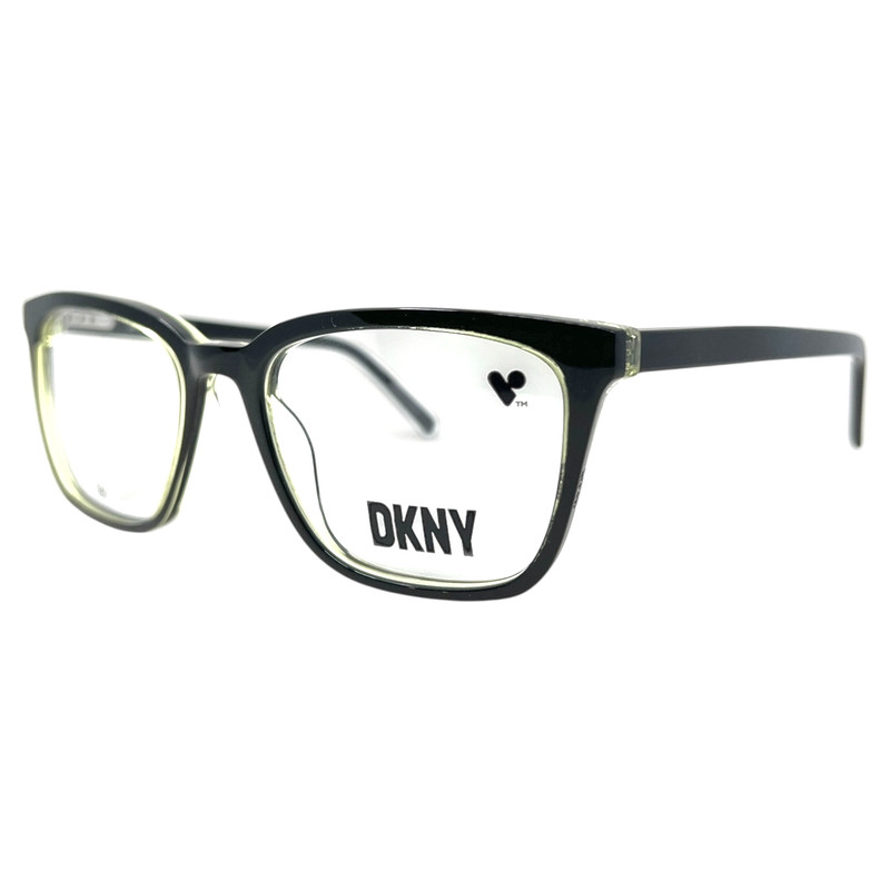 DKNY – DK5060 001 52/18/135 – BLACK / CITRON – NEW Authentic WOMEN EYEGLASSES