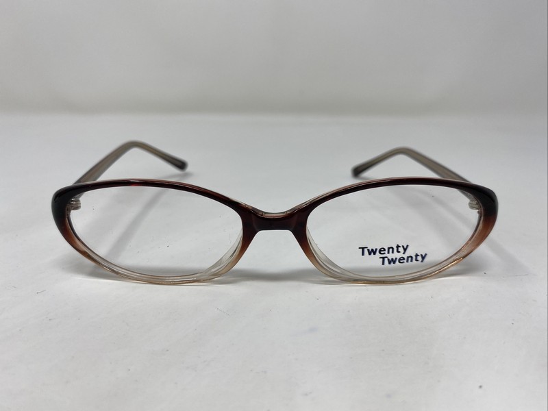 Twenty Twenty TT115 C-02 51-16-135 Brown Crystal Full Rim Eyeglasses Frame 7208