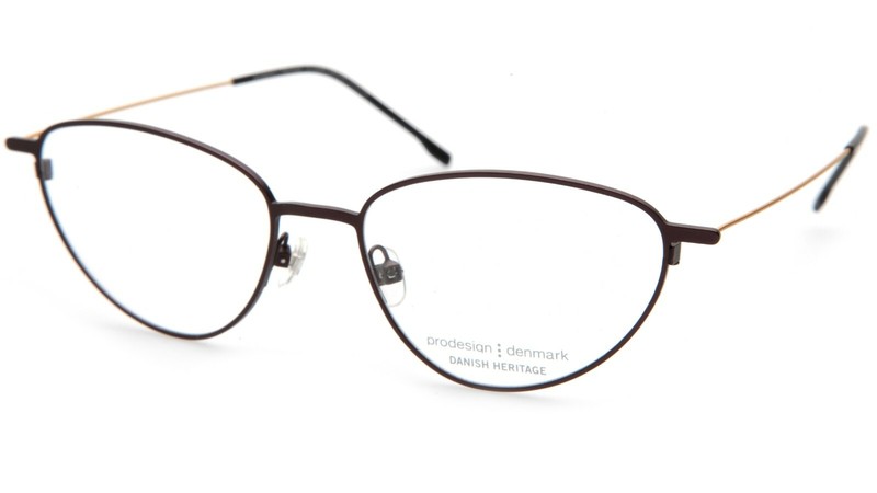 NEW PRODESIGN DENMARK 4163 c.5021 Brown EYEGLASSES 53-17-140 B37mm