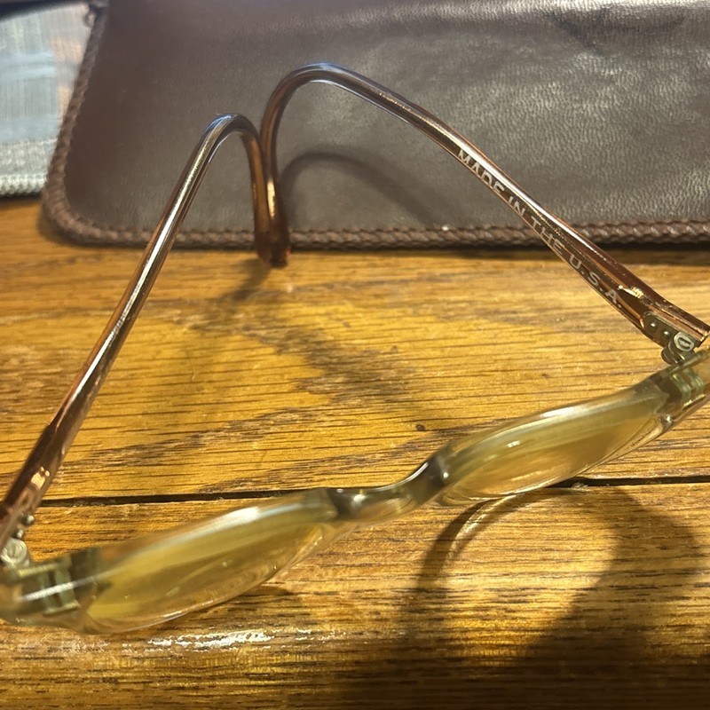 Vintage Pathway Eyeglasses Chip 140 Copper Toddles Goggles Made In USA Frames gallery