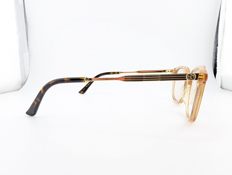 Gucci Eyeglasses Frames Only, GG0202O 005, 50-18-145, Yellow/Brown, Japan gallery