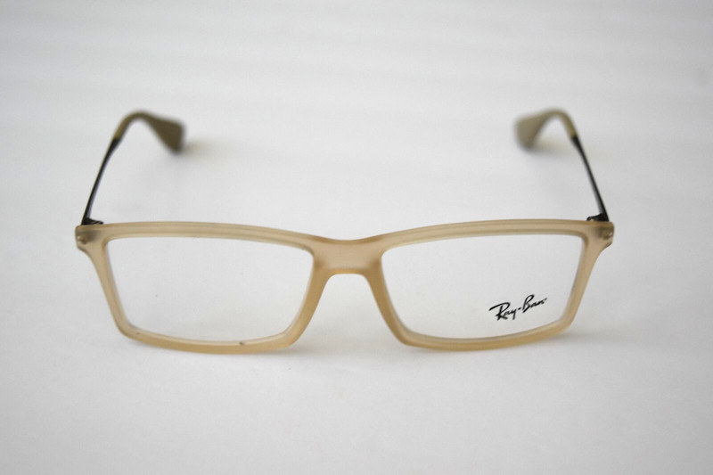Ray-Ban Matthew Beige Gunmetal Optical RB7021 5369 52-14-140 Eyeglasses