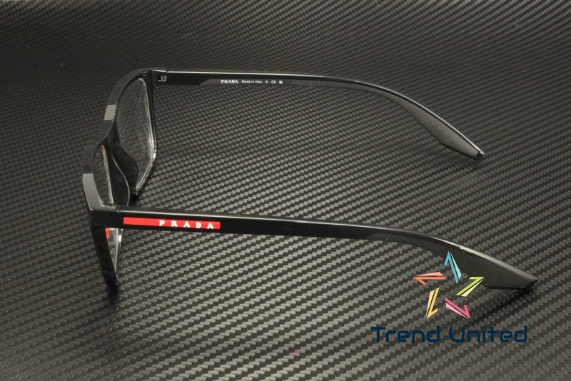 PRADA LINEA ROSSA PS 01QV 1AB1O1 Black Demo Lens 56 mm Men's Eyeglasses gallery