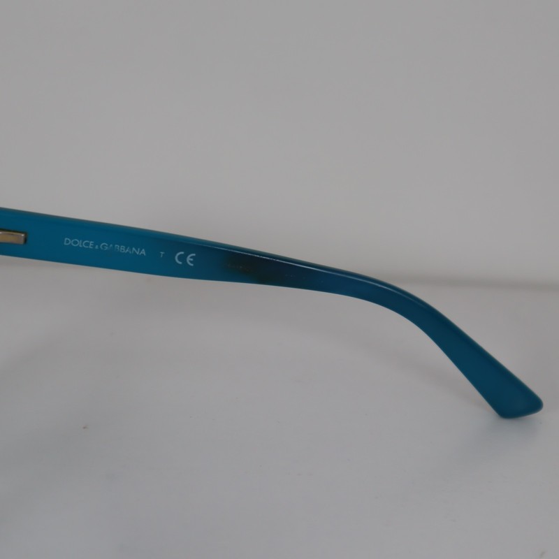DOLCE & GABBANA DG 3212 2860 Leopard Print Blue Eyeglasses Frames 52-18-140mm gallery